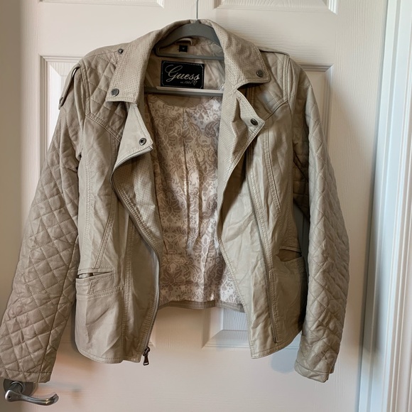 Guess Leather Jacket - Picture 1 of 6